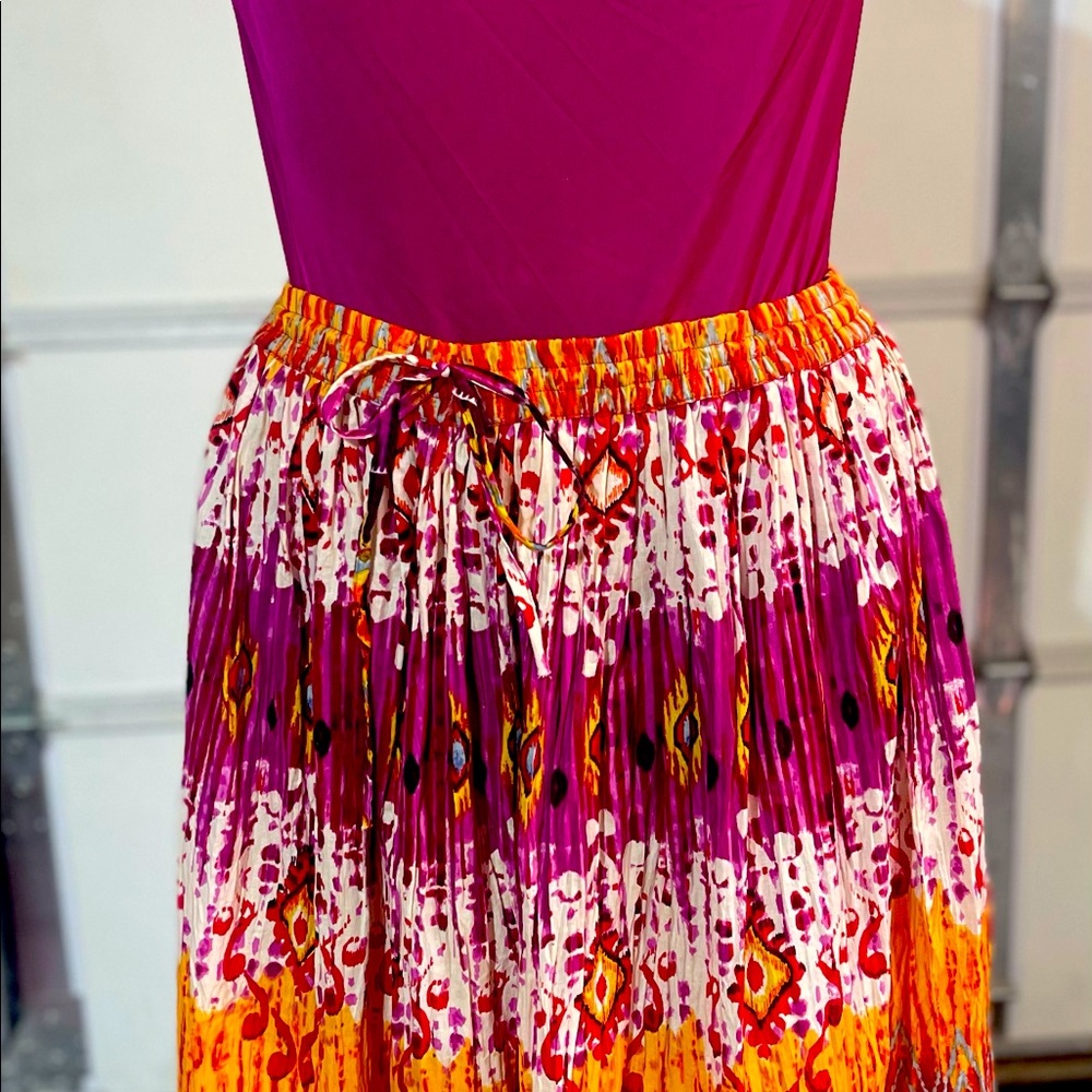Top and skirt
